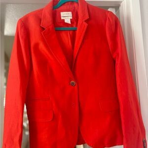 J. Crew Bold Red Women's Blazer